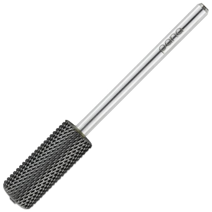 PANA Crystal Top Nail Drill Bits - 3/32'' Small Barrel Black Carbide Bits Medium - Suitable for Manicure Pedicure Cuticle Gel Polishing Beginners Bits