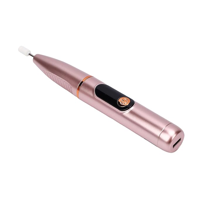 ZJchao Professional Electric Nail Drill Kit 15000RPM 9 Speed Levels Rechargeable Cordless Nail File Machine with 11 Drill Bits for Home Salon Manicure Pedicure ABS Shell Lithium Ion