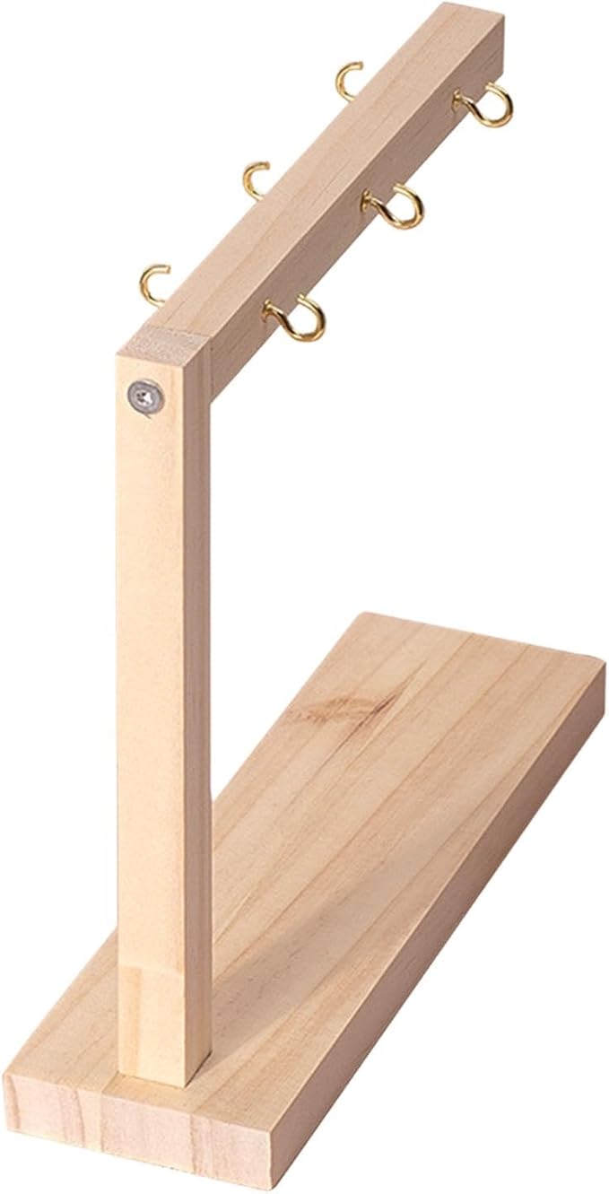 Nail Swatch Sticks Display Stand Organizer Rack Nail Color Sticks Holder Storage for False Nails Sample Tips Salon Table Shop, L 20x6x17.5cm