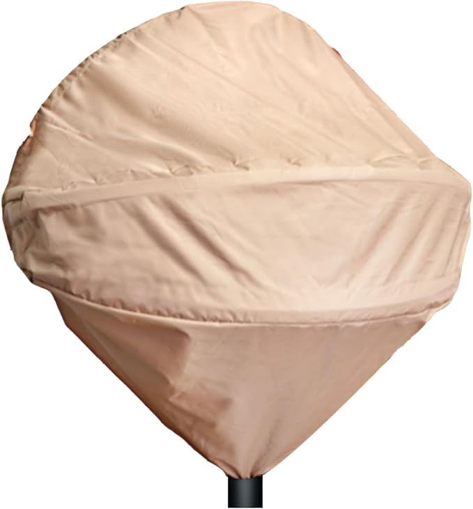 Miter Saw Dust Collection Hood with Light, Dust Solution for Miter Saws, Dust Collector, Accessory Holes, Universal Fit, Storage Bag - Khaki