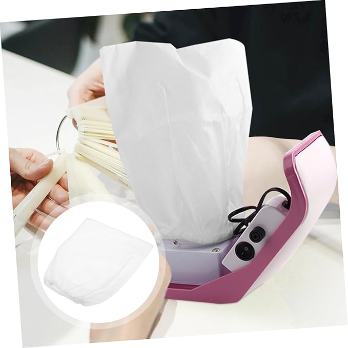 4pcs Reusable Nail Dust Collector Bags Non Woven Filters for Nail Salon Use Easy to Clean and Replace Efficient Dust Collecting for Manicure Vacuum Cleaner