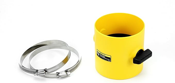 Magswitch Quicklox Air Gate – 4" Dust Collection Valve with Quick Lock System for Airflow Control