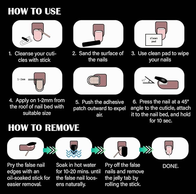 300PCS Nail Adhesive Tabs Extra Strong | 10 Sheets Nail Sticky Tabs for Press Ons | Ultra Thin, Waterproof & Easy to Use Press On Sticky Tabs for Nails