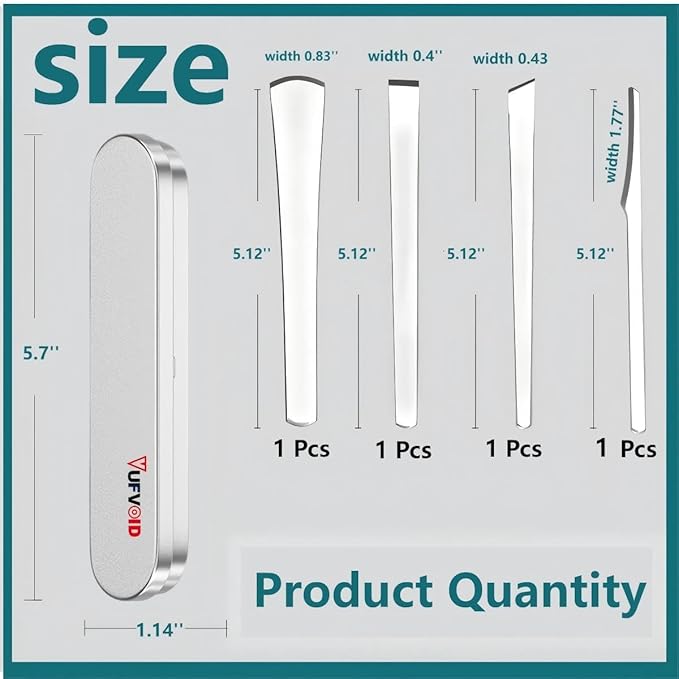 VUFVOID Professional Pedicure Knife Set Professional Ingrown Toenail Clippers Foot Care Tools Stainless Steel Nail Cuticle Nippers Remover Kits,A Gift to My Father