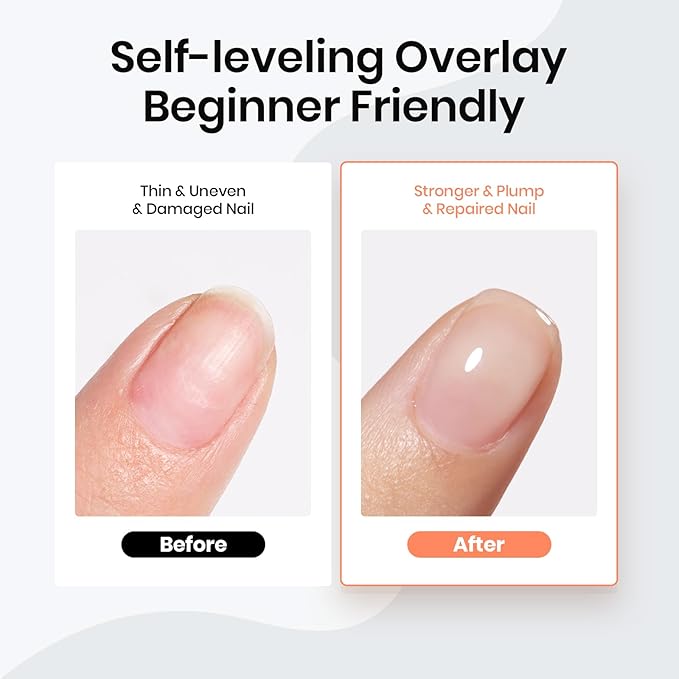 Beetles Rubber Base 15ml - Clear Color Base Builder Nail Gel for Nails Strengthening, Thickening and Sculpting, Soak Off UV LED Long Lasting