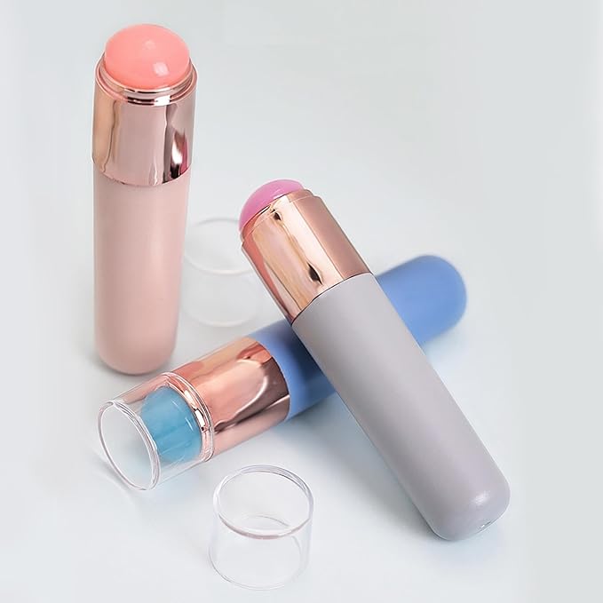 Nails Art Silicone Brush And Stamper Set Reusable Applicator For Creating Unique Gradients Art Decoration Chrome Nail Powder Applicator