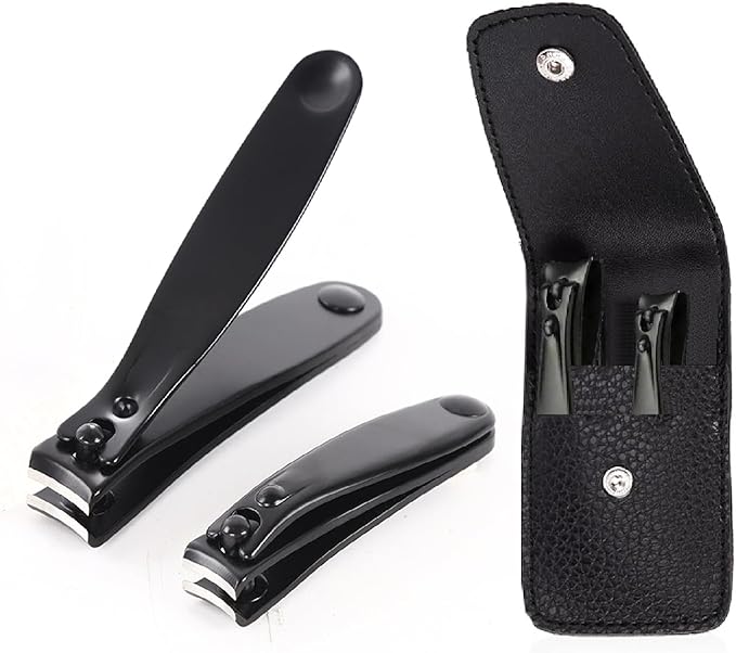 Made in Solingen, Germany – APEXAY Professional Nail Clippers Set, Premium Fingernail & Toenail Cutter for Men & Women, Heavy Duty, Surgical Stainless Steel, Sharp, Durable, for Thick Nails, Trim Easy