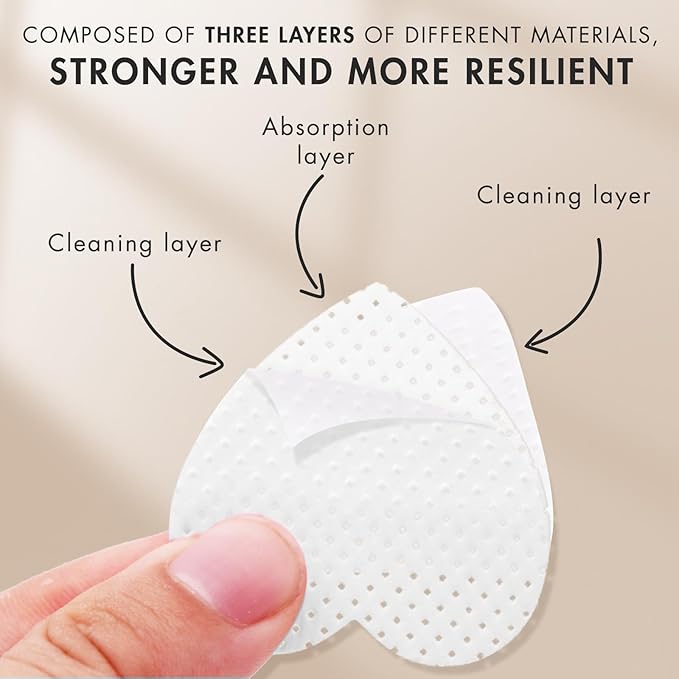 Eyelash Extension Glue Wipes 400 PCS Lint Free Nail Wipes Non-Woven Fabric Lash Glue Nail Polish Remover for Lash Extension Supplies (White(400 pcs))