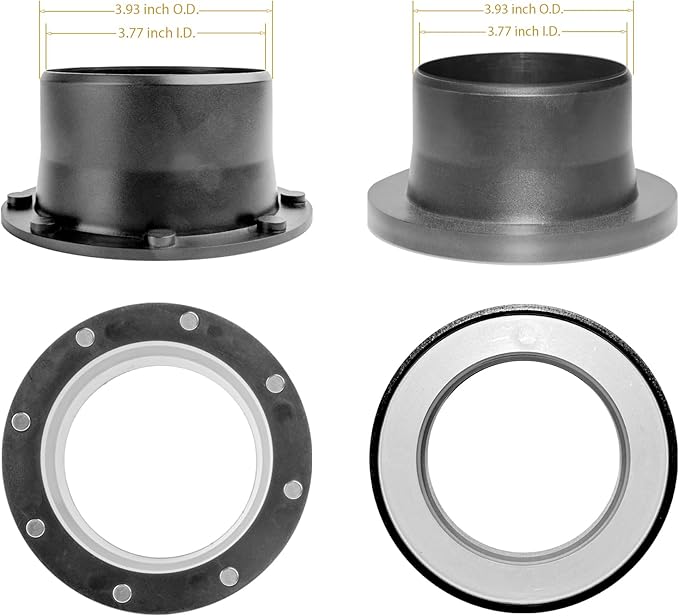 O'SKOOL 4" Port Magnetic Dust Collector System, Magnetic Dust Collection Fittings for Dust Collector/Vacuum Fittings, DC06