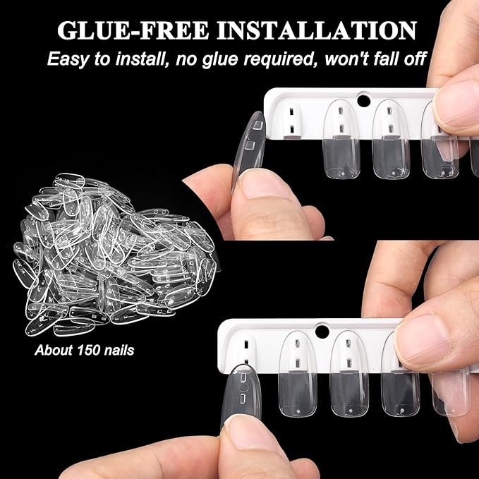 Nail Display Book 120 Nail Polish Swatch Book with Transparent Nails, Professional Nail Color Chart Display Book Sample for Gel Polish Nails