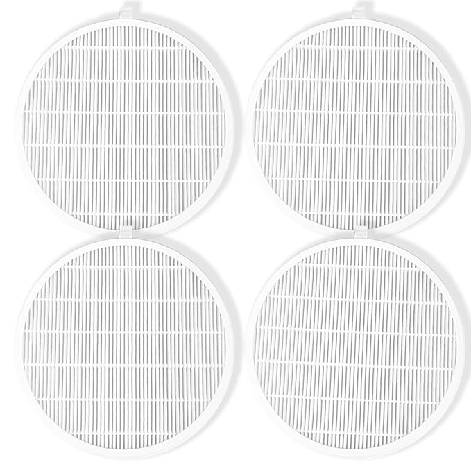 4 Count Filter Replacement for Nail Dust Collector Reusable Cotton Ash Fan Collector Filter with Brush