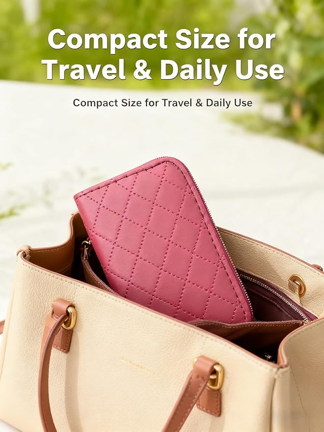 Manicure Sets Stainless Carbon Steel and Pedicure Kits – Nail Clippers with Leather Case, Portable Unisex (Ideal for Women) Personal Care Tools for Perfect Nail Grooming (Burgundy)