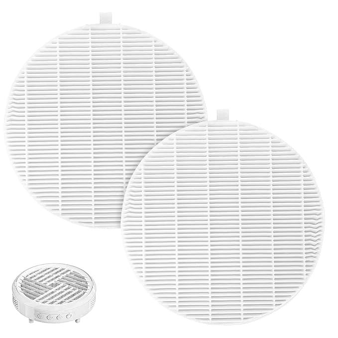 2 Pack Dust Collector Filter Replacement Compatible with Melody Susie, White Nail Dust Collectors Filter for Home and Nail Salons, Reusable Dusts Collectors Match with Dusts Collector Nails Tech Tool