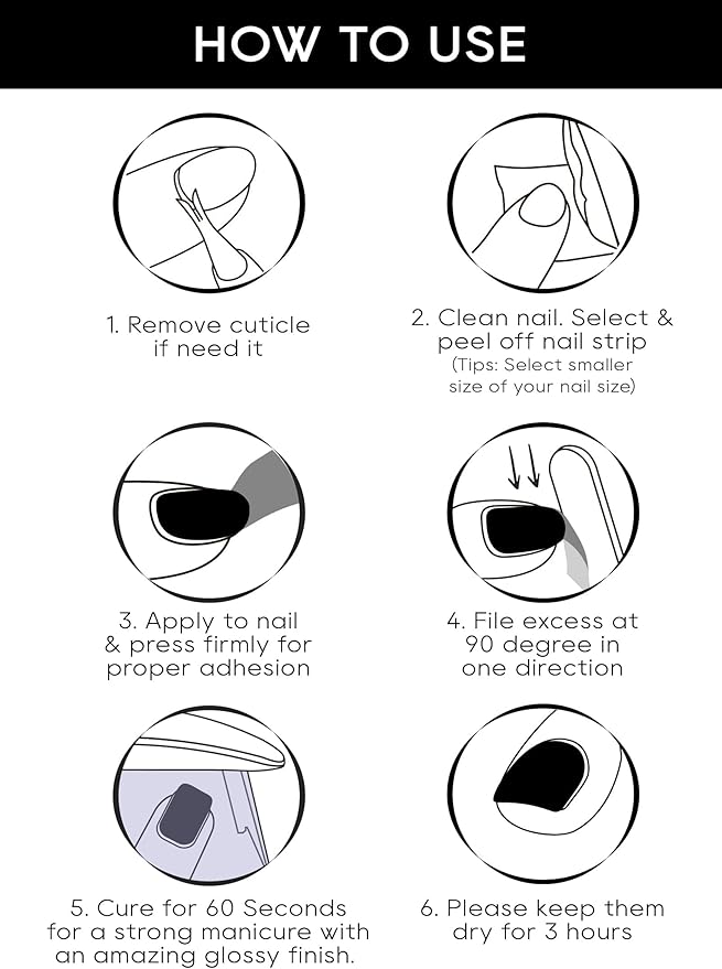 Beaolata Semi Cured Gel Nail Strips - UV Light Gel Nail Stickers - 20 Long Lasting Salon Quality Wraps (Mocha Grey)