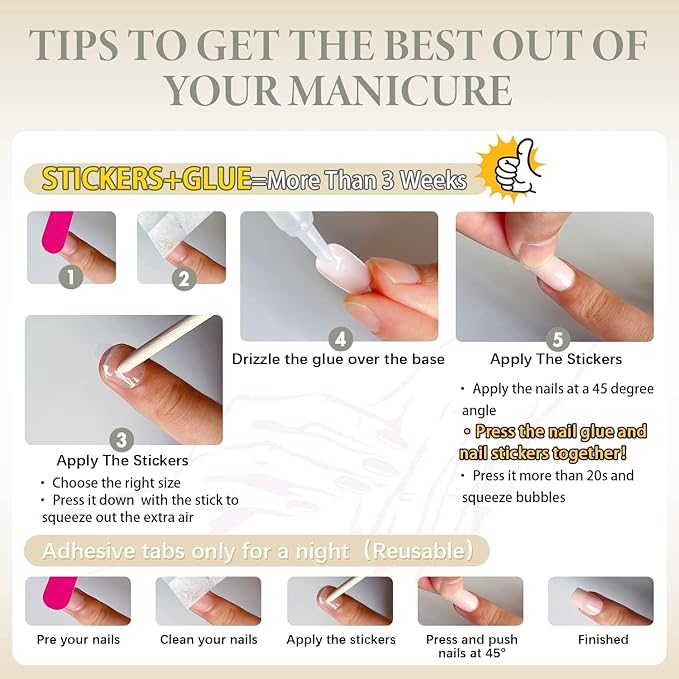 KQueenest Baby Pink Press on Nails Long Medium Square, Glossy Gel Medium Fake Nails Press ons, Natural Solid Color Full Cover Acrylic Nails for Women Daily Wear, 24 Pcs