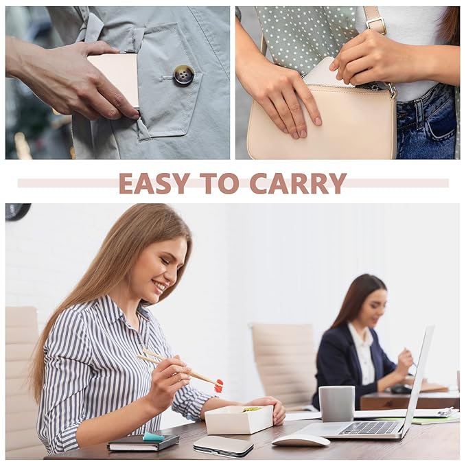 Geosar 50 Set 8 in 1 Travel Manicure Kit Bulk Professional Nail Clippers Pedicure Nail Care Tools Grooming Stainless Steel Set with Portable Travel Case, Gift for Christmas Men Women(Rose Gold)