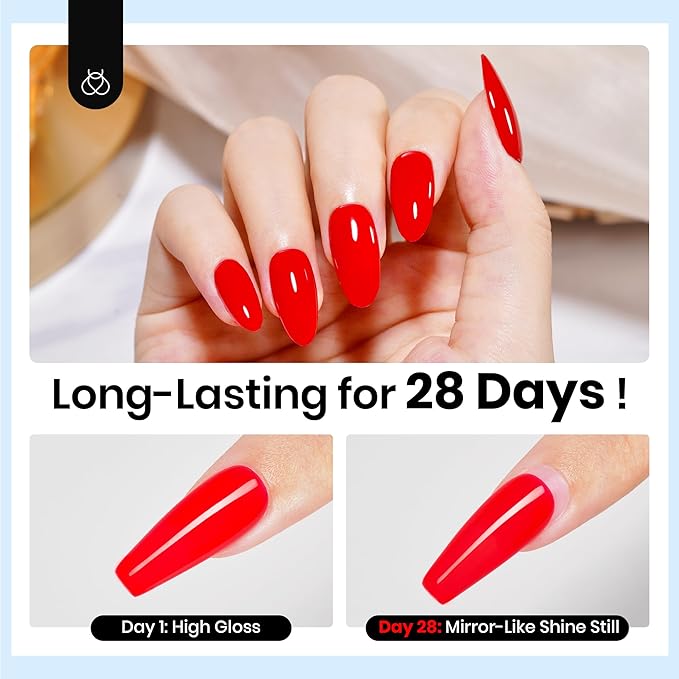Beetles Gel Top Coat, 2Pcs 15ml Top Coat Gel Nail Polish High Gloss Shiny Long-Lasting, Soak Off Nail Lamp Home DIY Professional Manicure and Nail Salon