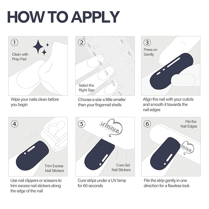 Semi Cured Gel Nail Strips-Winter Sparkle Press on Nails Works with Any UV/LED Lamps(Kissed Berry)