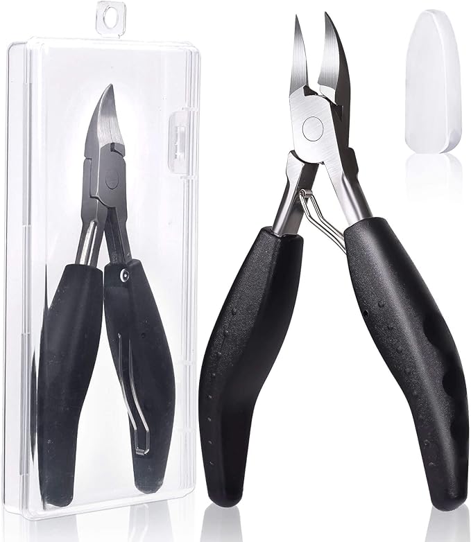 Heavy Duty Ingrown Toenail Clippers, Professional Toenails Trimmer, Podiatrist Toe Nail Clippers for Thick Nail & Ingrown Toenails, Sharp Curved Blade, Pedicure Tools.