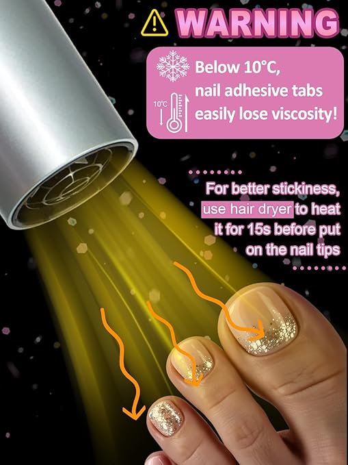 336PCS Nail Adhesive Tabs for Toe, EBANKU Waterproof Breathable Toenail Glue Stickers Ultra-Thin Press on Nail Sticky Tabs in 12 Sizes, 14 Sheets Double Sided Transparent Adhesive Tape for DIY