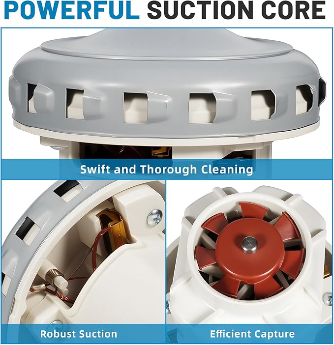 1200W Motor Suction Turbine Assembly 120V Compatible with Festool CTL26E CTL36E Mirka 1242 AC Vacuum, Replacement for 467.3.414