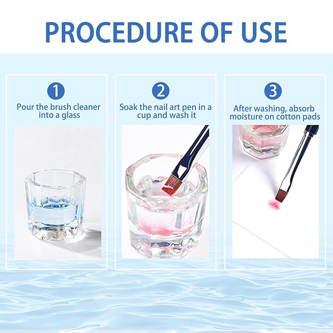 •CARMEIN Gel Nail Polish Remover & Nail Brush Cleaner, Regular Nail Polish Cleaning, Gentle Tool Protection, Manicure-Specific Nail Care 2PCS Set -(Nail Brush Cleaner & Gel Polish Remover)