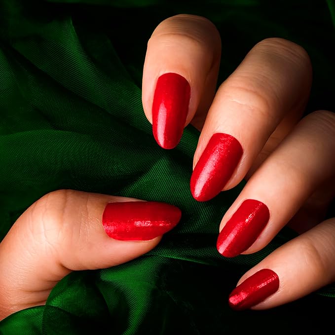 winthrop 12 Sheets Red Pink Yellow Series Solid Color Nail Wraps Full Stickers Nail Polish Strips, Valentine's Day DIY Self-Adhesive Women Nail Art Party Decor with 2 Pcs Nail Files (168 Pieces)