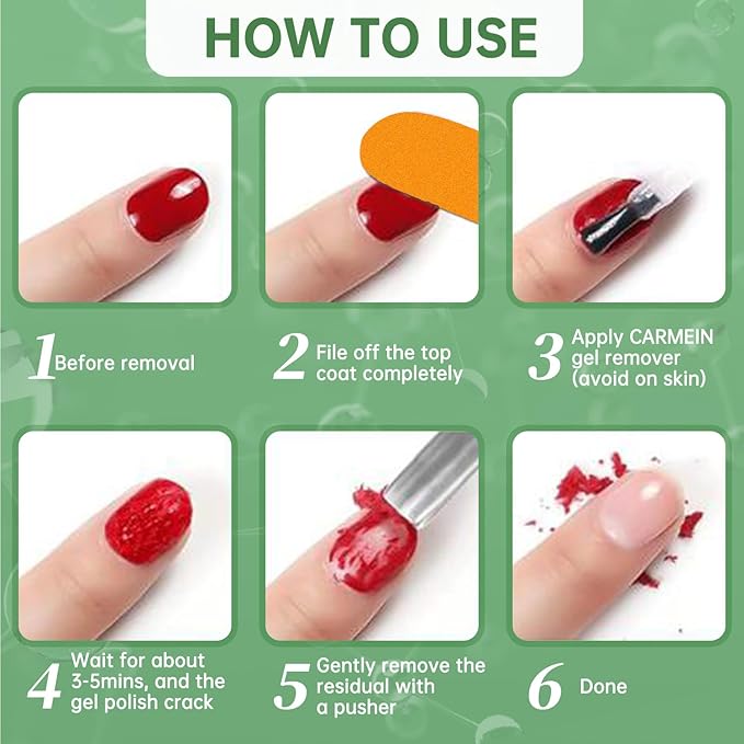 Nail Glue Remover & Gel Polish Remover Kit, 2 Pack Debonder for Press on Nails & 1 Bottle Gel Nail Polish Remover, Safe & Fast Acting for Acrylic Nails, Fake Nails, Nail Tips