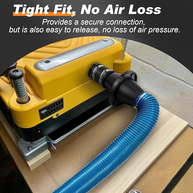 4" to 2.5" Magnetic Dust Collection Fittings for Woodwork Shop Vacuums Hose,One-to-Multi Magnetic Dust Collector System w/1PK Mag Port Connector+3Set 2.5” Couplers,Magnetic Dust Collection Starter Kit