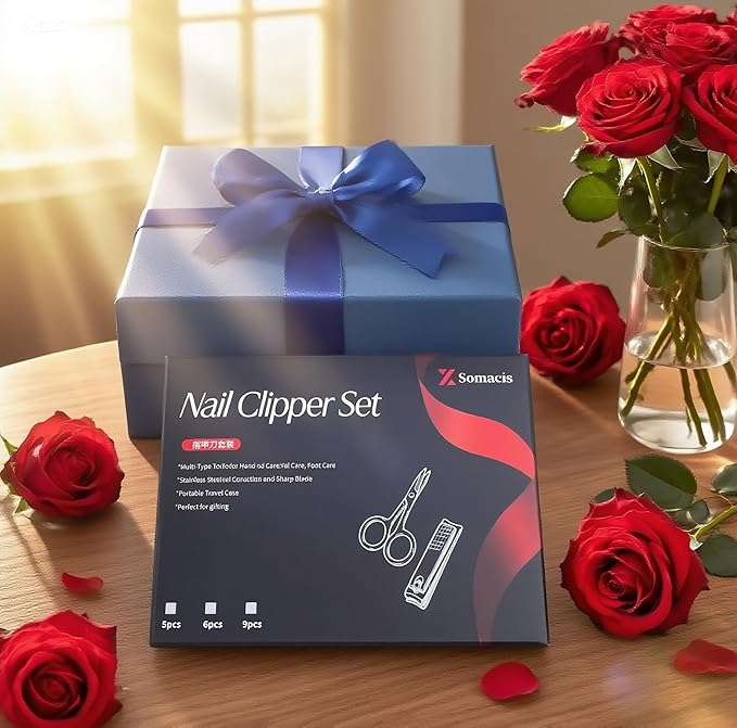 Manicure Set Professional Nail Clipper Kit-18pcs Stainless Steel Manicure&Pedicure Kit,Nail Care Tools Grooming kit with Luxurious Travel Case