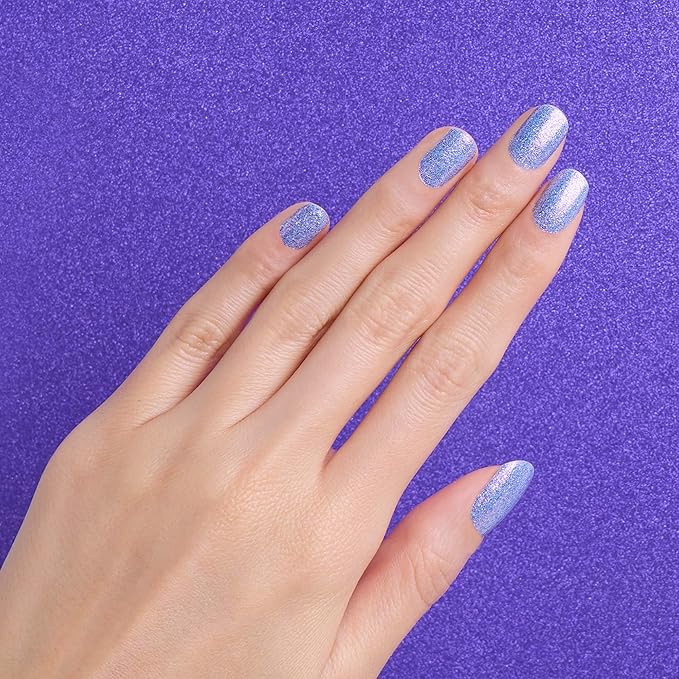 Color Street Purple Passion Glitter Nail Strips