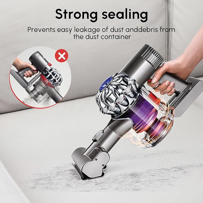 Dust Bin Replacement Parts for Dyson,For V7 V8 SV10 SV11 Detect Slim, Vacuum Cleaner Canister Bin Accessories Part,Clear Bin Attachments Can Hold Animal Pet Hair l.No.967699-01